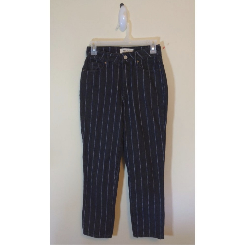 Pacsun Striped Mom Jeans